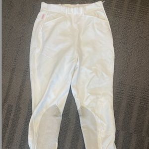 Tailored Sportsman Women's Knee Patch White Breeches